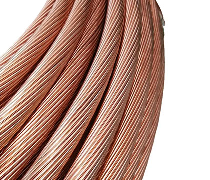 接地銅絞線表面