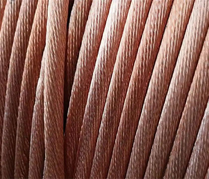 軟銅絞線表面